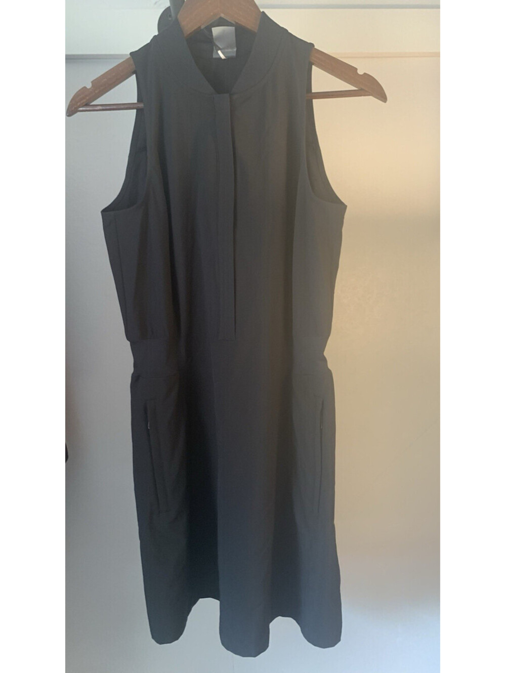 Calia Womens True Light Dress UPF 50+ Moisture Wicking Black Small New With Tags